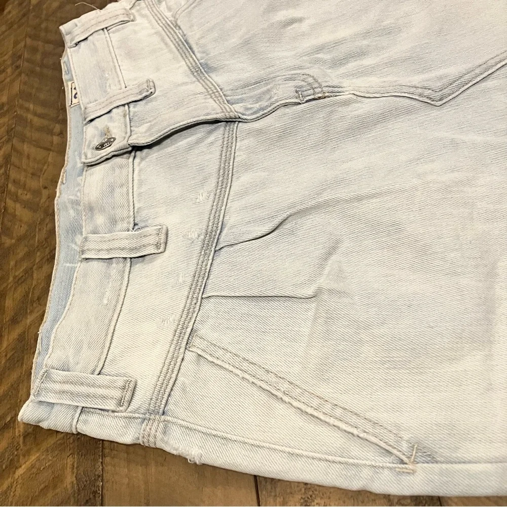 Free People | Sidecar Silver Lake Distressed Denim Skirt - Picture 5 of 12